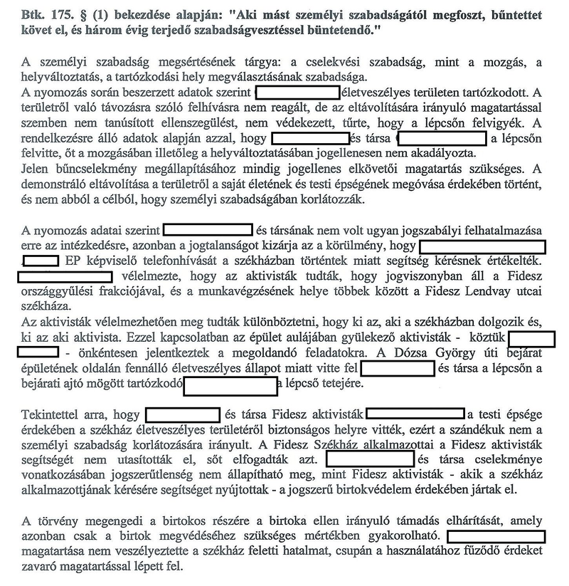 Illustration for article titled A Fidesz-székház “védőit” felmentő BRFK-határozat legfurcsább részletei